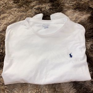 hite polo ralph lauren size xl tshirt